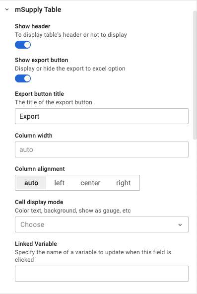mSupply region map configuration