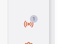 Sync badge collapsed menu