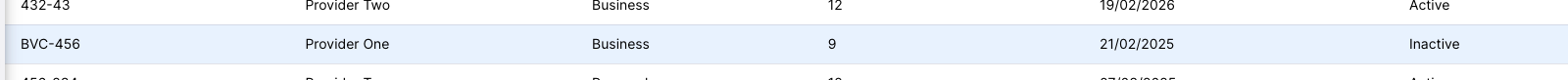 Clicking an insurance row in the patient insurance list to open it for editing