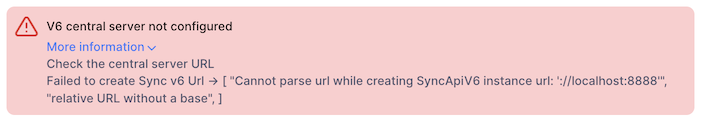 sync: error detail
