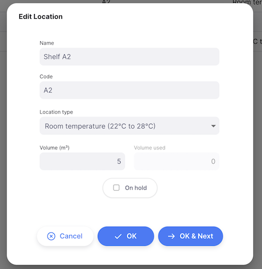 Location: create location