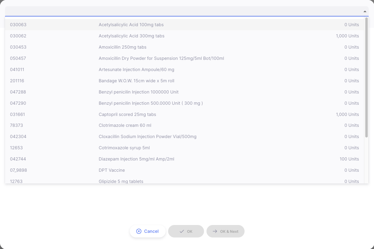 Commande Interne : ajouter un article