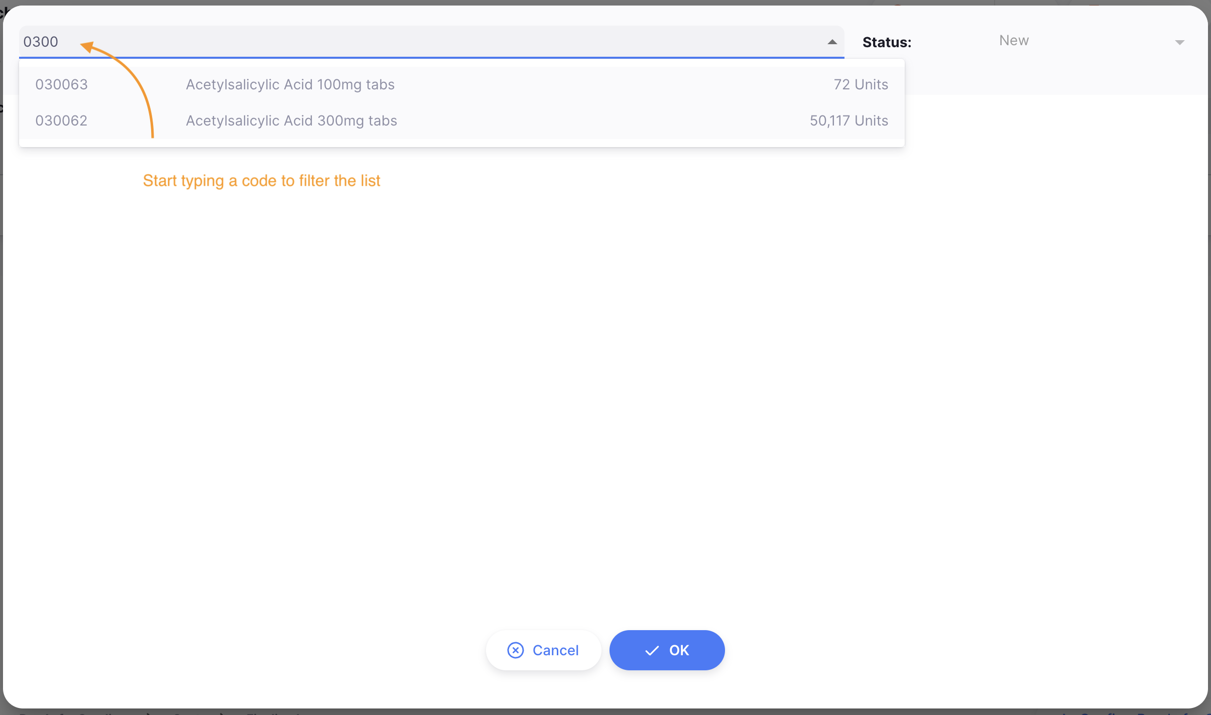 Ajouter un article par code