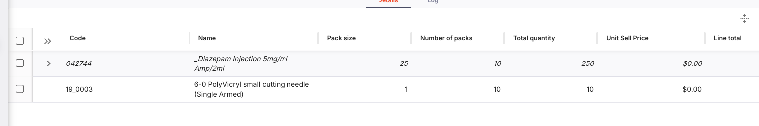 Group by Item