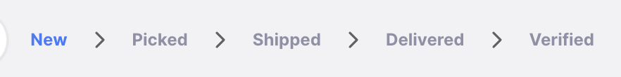 Séquence de statuts du Retour fournisseur (Nouveau)
