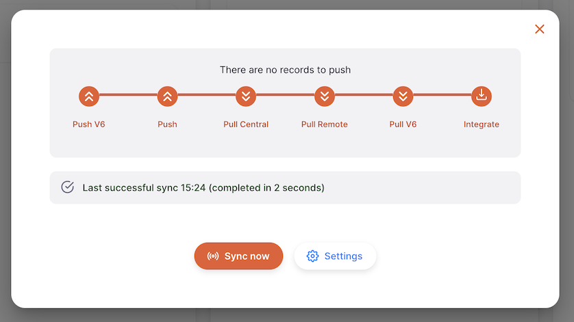 sync: status