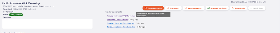 Tender Documents