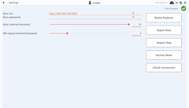 Custom invoices button on Navigator