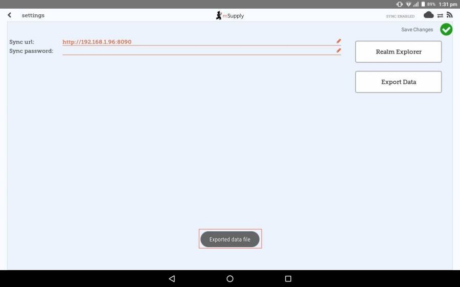 Custom invoices button on Navigator