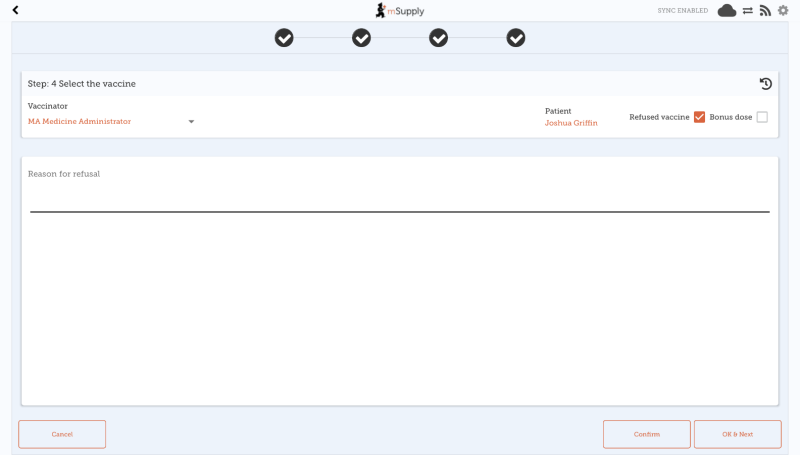 Custom invoices button on Navigator