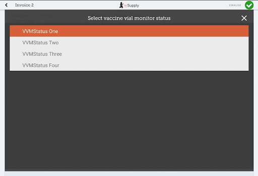 Custom invoices button on Navigator