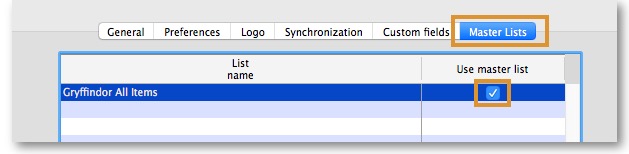 Custom invoices button on Navigator
