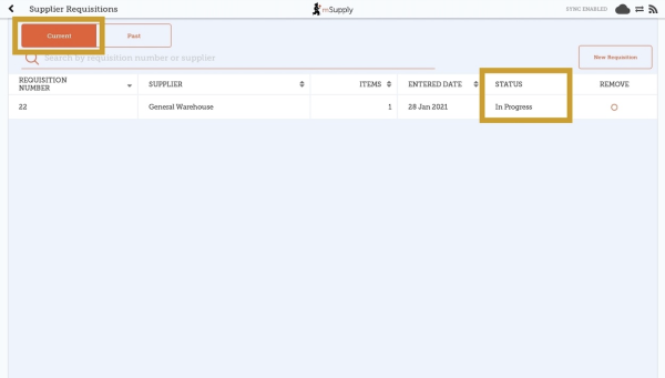 Custom invoices button on Navigator