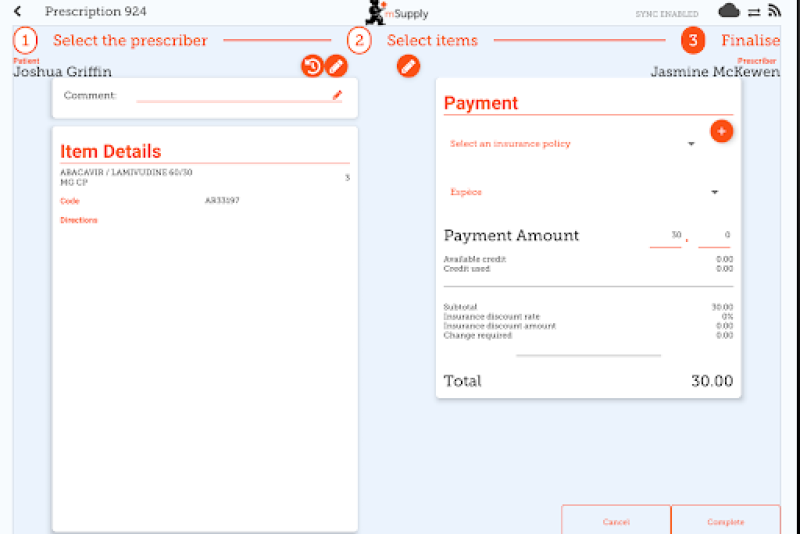 Custom invoices button on Navigator