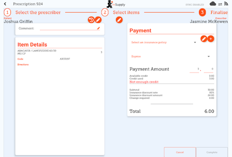 Custom invoices button on Navigator