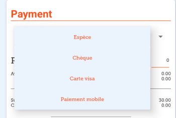 Custom invoices button on Navigator