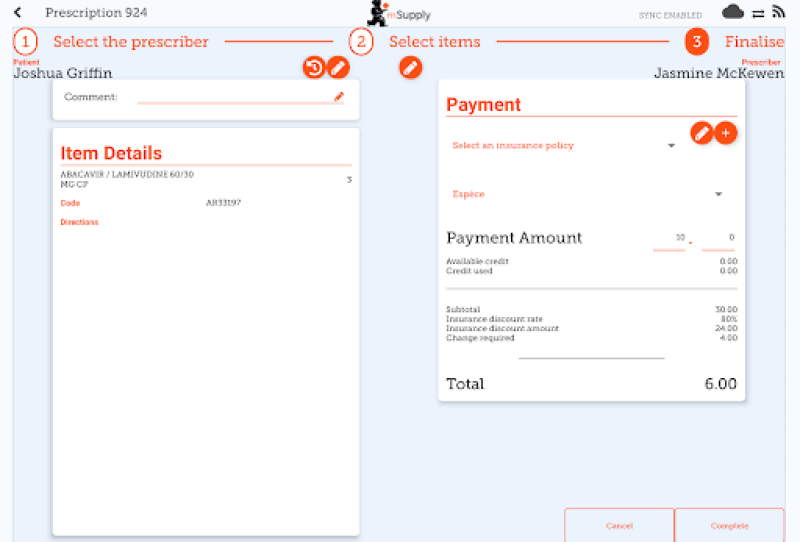 Custom invoices button on Navigator