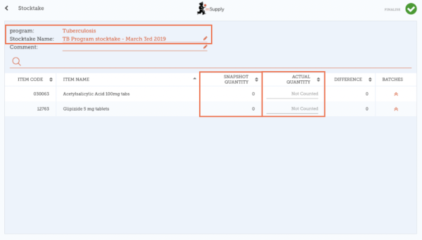 Custom invoices button on Navigator