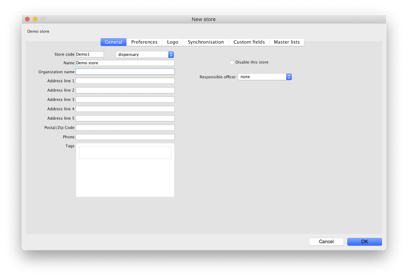 Custom invoices button on Navigator