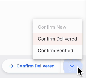 Skip Status: menu